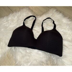 Hanes MHG565 Wireless T-Shirt Bra Lined Petals Womens L Large Gray New